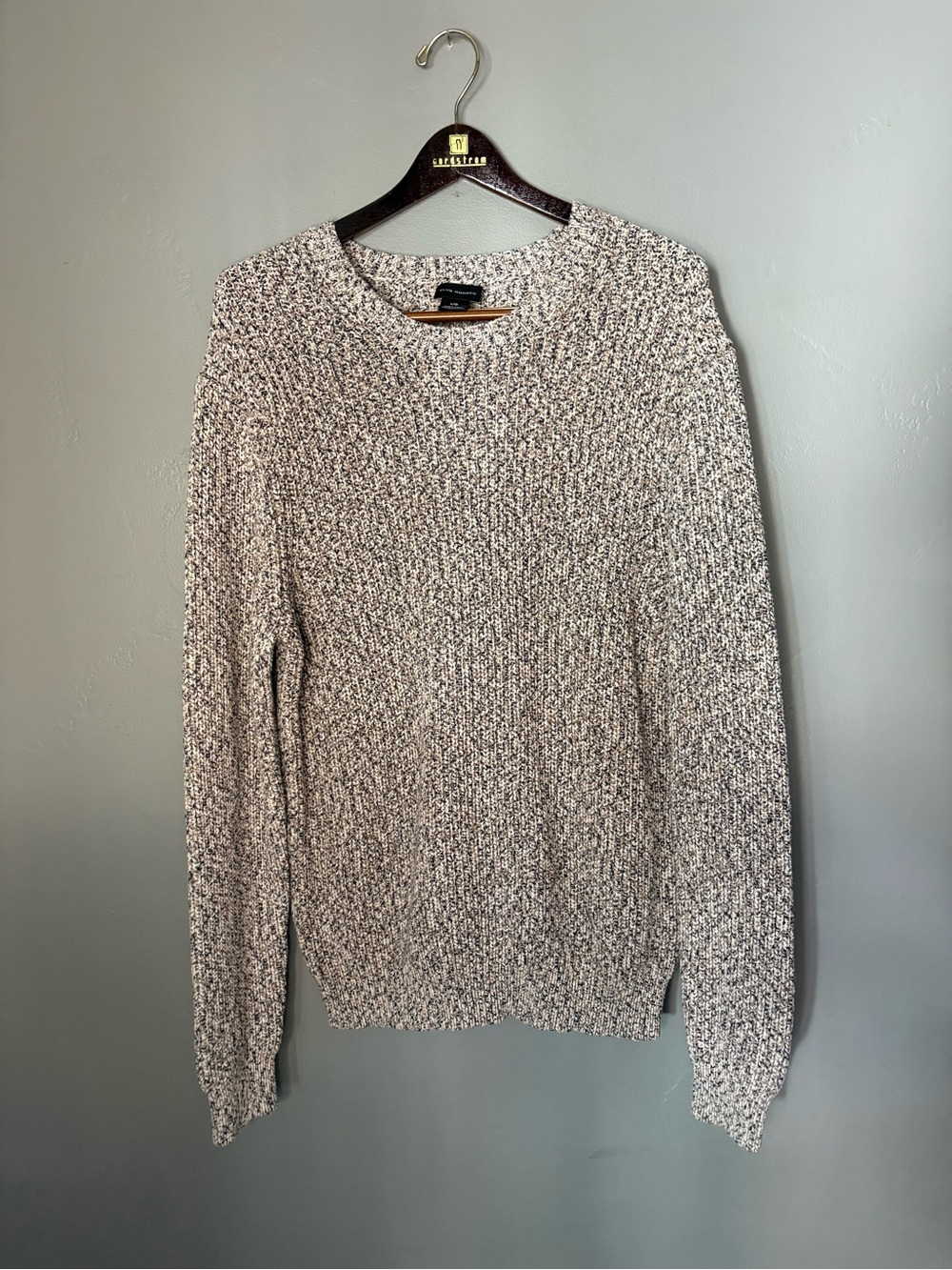 Speckled Club Monaco 100% Cotton Sweater ~ Size L